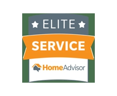 Elite Service badge from HomeAdvisor