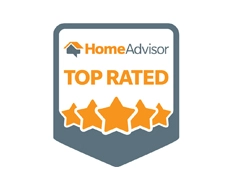 Top Rated badge from HomeAdvisor