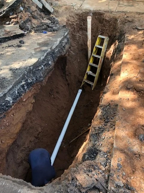 Exterior Sewer and Water Line Installation