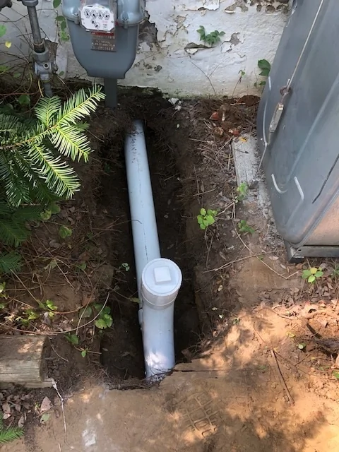 Exterior Sewer and Water Line Installation