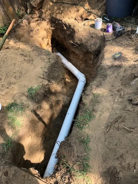 Exterior Sewer and Water Line Installation
