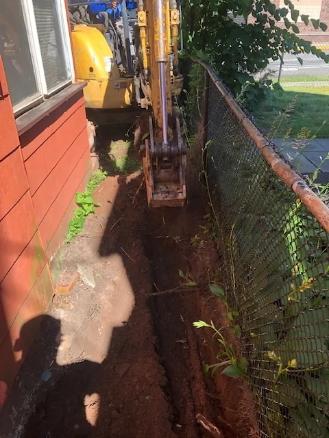 Exterior Sewer and Water Line Installation
